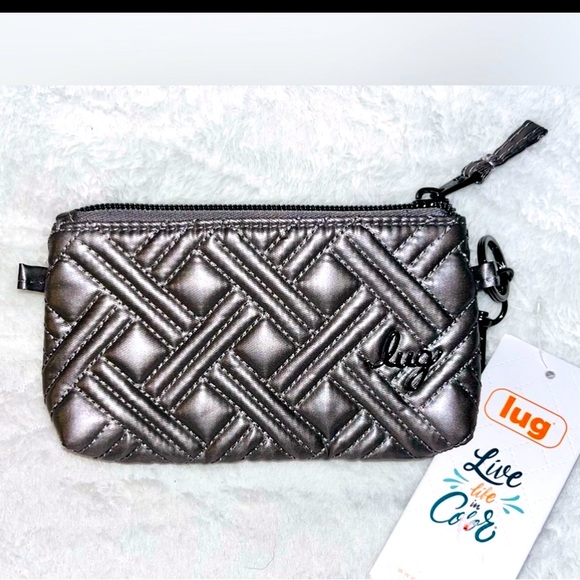 LUG Metro XL Quilted ID Pouch Key Ring NWT! - Picture 2 of 6